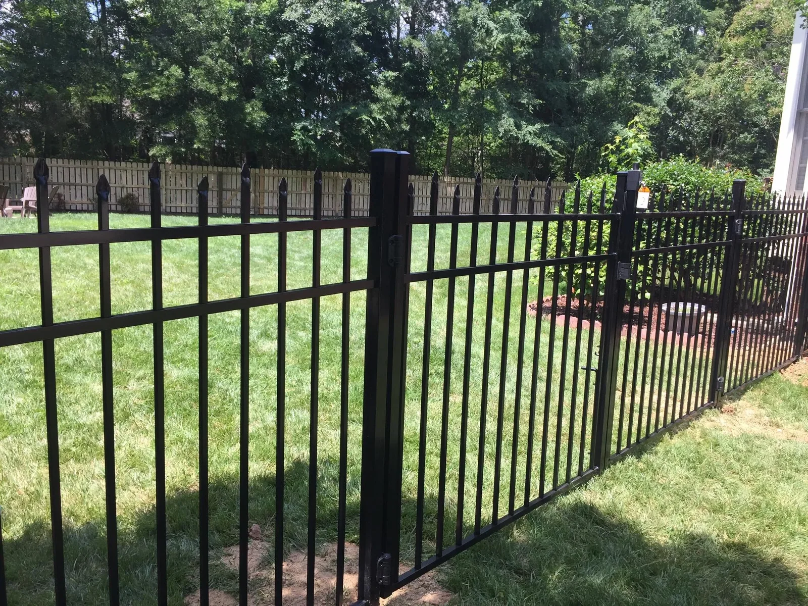 Fence installed by Sunrise Fence